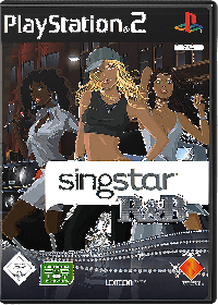 Singstar R&B PAL Playstation 2 PAL box art
